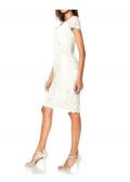 Designer-Spitzenkleid weiß