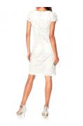 Designer-Spitzenkleid weiß
