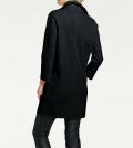 Designer-Spitzenmantel schwarz
