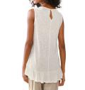 Designer-Spitzentop offwhite