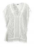 Designer-Spitzentunika offwhite