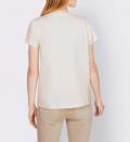 Designer-Statementshirt mit Pailletten champagner