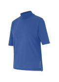 Designer-Stehkragenshirt royalblau