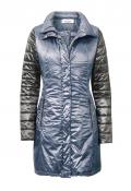 Designer-Steppjacke+Weste graublau