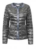 Designer-Steppjacke+Weste graublau