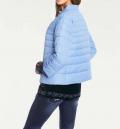 Designer-Steppjacke blau