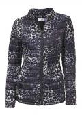 Designer-Steppjacke blau-bunt