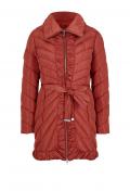 Designer-Steppjacke kaminrot