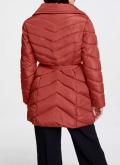 Designer-Steppjacke kaminrot