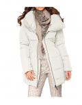 Designer-Steppjacke offwhite