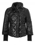 Designer-Steppjacke schwarz