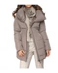 Designer-Steppjacke taupe