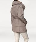 Designer-Steppjacke taupe