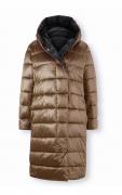 Designer-Steppmantel ocker