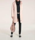 Designer-Steppmantel rosé