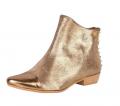 Designer-Stiefelette bronze Gr. 39