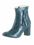 Designer-Stiefelette petrol