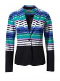 Designer-Streifenblazer bunt