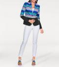 Designer-Streifenblazer bunt