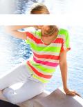 Designer-Streifenshirt bunt