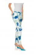 Designer-Stretch-Druckhose bunt