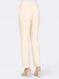 Designer-Stretchhose mit Gürtel champagner