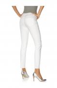 Designer-Stretchjeans weiß