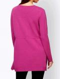 Designer-Strickjacke pink