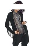 Designer-Strickjacke schwarz