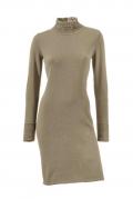 Designer-Strickkleid beige