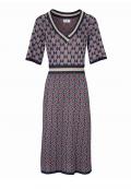 Designer-Strickkleid bunt