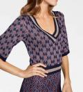 Designer-Strickkleid bunt