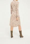 Designer-Strickkleid elfenbein