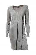 Designer-Strickkleid grau