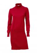 Designer-Strickkleid rot