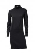 Designer-Strickkleid schwarz