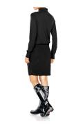 Designer-Strickkleid schwarz