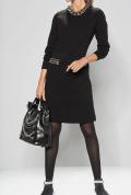 Designer-Strickkleid schwarz