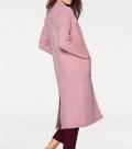 Designer-Strickmantel rosé