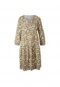 Designer-Stufen-Druckkleid bunt