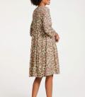 Designer-Stufen-Druckkleid bunt
