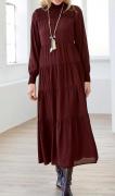 Designer-Stufenkleid burgund