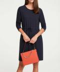 Designer-Sweatkleid marine