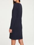 Designer-Sweatkleid marine