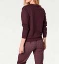 Designer-Sweatshirt bordeaux
