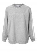 Designer-Sweatshirt grau-melange