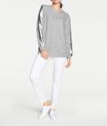 Designer-Sweatshirt grau-melange