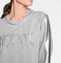 Designer-Sweatshirt grau-melange