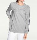 Designer-Sweatshirt grau-melange