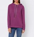 Designer-Sweatshirt mitKapuze malve